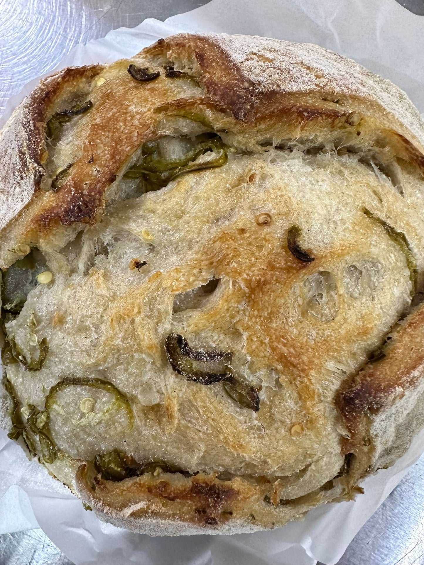 Roasted Jalapeño Sourdough