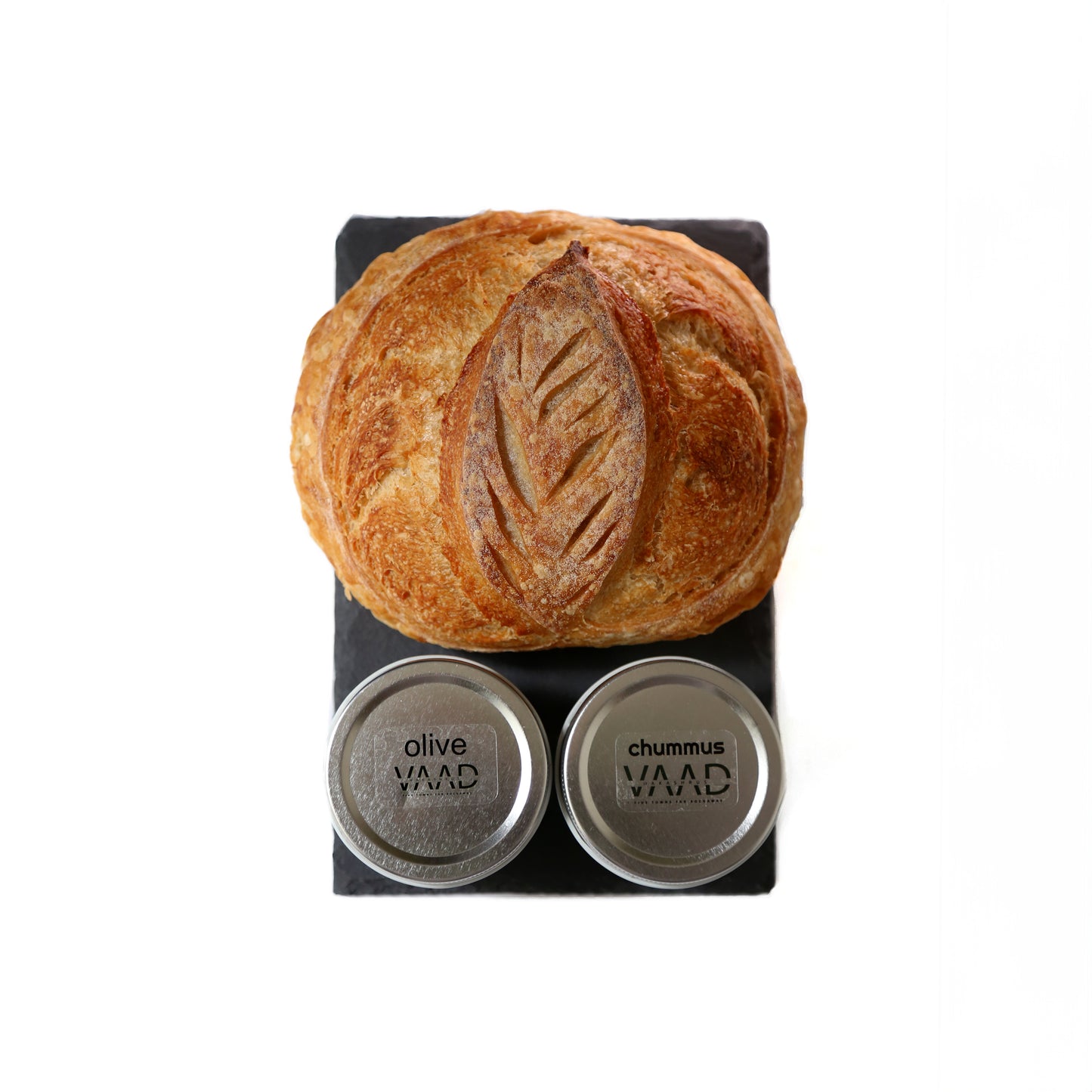 Updated main image: Kim's Gift Board - Small Loaf + 2 Dips